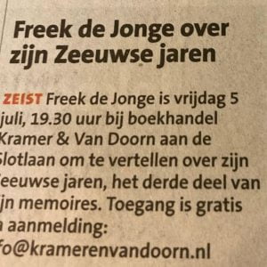 Freek bij Kramer en Van Doorn